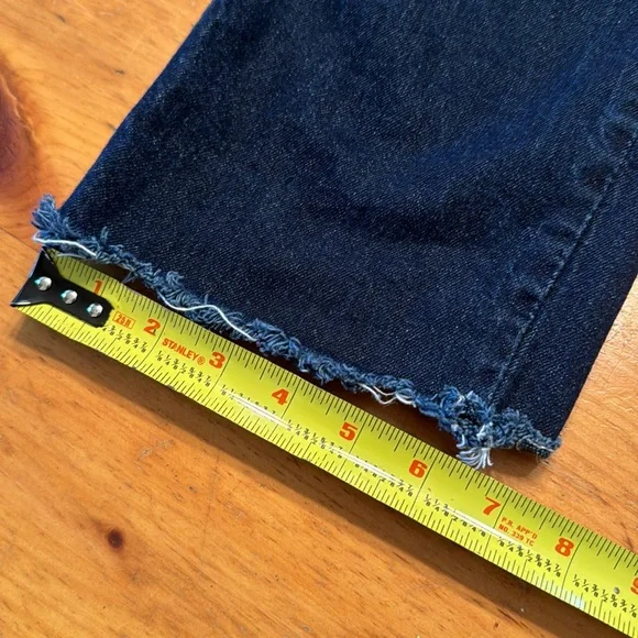 Levi's Mens 511 Jeans - 045114534 - Dark Wash Blue - frayed bottoms 36 x 30 - Picture 13 of 16